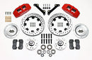 Wilwood Dynapro 6 Front Hub Kit 12.19in Drilled Red 79-81 Camaro-2