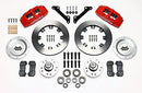 Wilwood Dynapro 6 Front Hub Kit 12.19in Drilled Red 79-81 Camaro-2