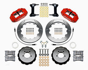 Wilwood Narrow Superlite 6R Front Hat Kit 12.88in Red 2012-Up Toyota / Scion FRS w/ Lines - 0