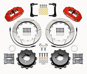 Wilwood Narrow Superlite 4R Rear Kit 12.88in Red 2012-Up Toyota / Scion FRS w/Lines - 0