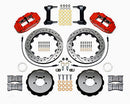 Wilwood Narrow Superlite 6R Front Hat Kit 13.06in Drilled Red 1999-2012 Subaru WRX w/Lines-2