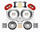 Wilwood Narrow Superlite 6R Front Hat Kit 13.06in Red 1999-2012 Subaru WRX w/Lines-2
