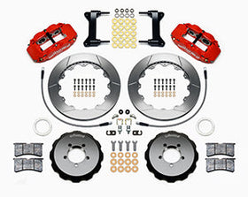 Wilwood Narrow Superlite 6R Front Hat Kit 13.06in Red 1999-2012 Subaru WRX w/Lines - 0