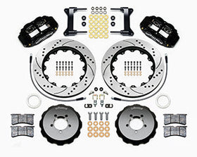 Wilwood Narrow Superlite 6R Front Hat Kit 14.00in Drilled 1999-2012 Subaru WRX w/Lines - 0