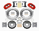 Wilwood Narrow Superlite 6R Front Hat Kit 14.00in Red 1999-2012 Subaru WRX w/Lines-2