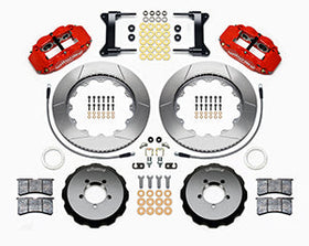 Wilwood Narrow Superlite 6R Front Hat Kit 14.00in Red 1999-2012 Subaru WRX w/Lines - 0