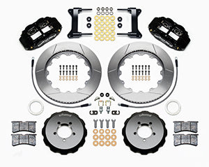 Wilwood Narrow Superlite 6R Front Hat Kit 14.00in 1999-2012 Subaru WRX w/Lines