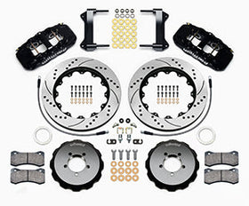 Wilwood AERO6 Front Hat Kit 14.00 Drilled 1999-2012 Subaru WRX w/Lines - 0