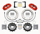 Wilwood Narrow Superlite 4R Rear Kit 12.88in Red 2008-2012 Subaru WRX w/Lines-2