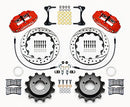 Wilwood Narrow Superlite 4R Rear Kit 12.88in Drilled Red 99-05 WRX / 99-07 Impreza-2