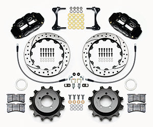 Wilwood Narrow Superlite 4R Rear Kit 12.88in Drilled 99-05 WRX / 99-07 Impreza
