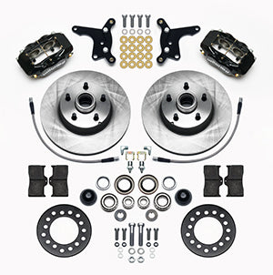 Wilwood Forged Dynalite Front Kit 11.28in 1 PC Rotor&Hub Ford 1954-1956
