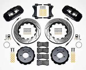 Wilwood AERO6 Front Hat Kit 14.25 Drilled 2008-2009 Pontaic G8 w/Lines