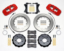 Wilwood AERO6 Front Hat Kit 14.25 Red 2008-2009 Pontaic G8 w/Lines-2