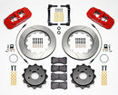 Wilwood AERO4 Rear Kit 14.25in Red 2008-2009 Pontaic G8 w/Lines-2