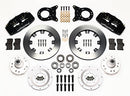 Wilwood Dynapro 6 Front Hub Kit 12.19in 1970-1973 Mustang Disc & Drum Spindle-2