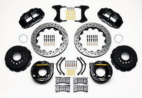 Wilwood Narrow Superlite 4R Rear P-Brk Kit 12.88in Drilled Chevy 12 Bolt w/ C-Clips - 0