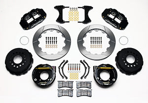 Wilwood Narrow Superlite 4R Rear P-Brk Kit 12.88in Chevy 12 Bolt w/ C-Clips