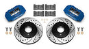 Wilwood DPHA Front Caliper & Rotor Kit Drilled Honda / Acura w/ 262mm OE Rotor - Competition Blue-2
