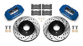 Wilwood DPHA Front Caliper & Rotor Kit Drilled Honda / Acura w/ 262mm OE Rotor - Competition Blue - 0