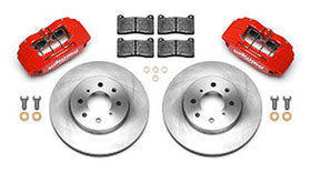 Wilwood DPHA Front Caliper & Rotor Kit Red Honda / Acura w/ 262mm OE Rotor - 0