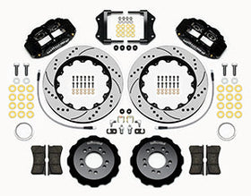 Wilwood Narrow Superlite 6R Front Hat Kit 14.00in Drilled 2013-Up Ford Focus ST w/ Lines - 0