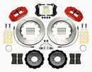 Wilwood Narrow Superlite 6R Front Hat Kit 14.00in Red 2013-Up Ford Focus ST w/ Lines-2