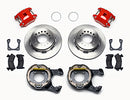 Wilwood D154 P/S Park Brake Kit Red 12 Bolt 2.81in Offset Staggered Shock-2