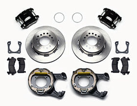 Wilwood D154 P/S Park Brake Kit 12 Bolt 2.81in Offset Staggered Shock - 0