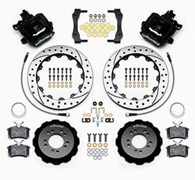 Wilwood Combination Parking Brake Rear Kit 12.88in Drilled 2013-Up Ford Focus ST w/ Lines - 0