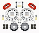 WILWOOD FNSL4R Rear Kit,12.88", Drilled, Red 2008-up Hyundai Genesis Coupe w/Lin-2