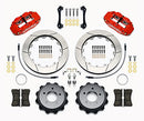 WILWOOD FNSL4R Rear Kit,12.88", Red 2008-up Hyundai Genesis Coupe w/Lines-2