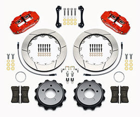 WILWOOD FNSL4R Rear Kit,12.88", Red 2008-up Hyundai Genesis Coupe w/Lines - 0