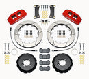 Wilwood Dynapro 6 Front Hat Kit 12.88in Red 2002-Up Mini Cooper w/ Lines-2