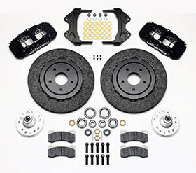 WILWOOD AERO6 Dynamic Front Kit,14.00" C/SiC Rotor,Black WWE ProSpindle - 0