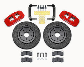 WILWOOD AERO6 Dynamic Front Kit,14.00" C/SiC Rotor,Red 97-04 Corvette C5/Z06 05- - 0
