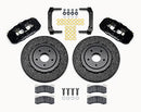 WILWOOD AERO6 Dynamic Front Kit,14.00" C/SiC Rotor,Black 97-04 Corvette C5/Z06 0-2