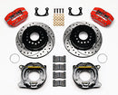 Wilwood Dynapro Lug Mount P/S P-B Kit Drilled-Red New Big Ford 2.50in Offset-2