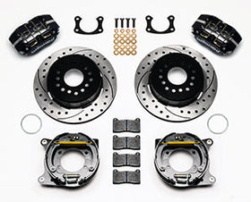 Wilwood Dynapro Lug Mount P/S Park Brake Kit Drilled New Big Ford 2.50in Offset - 0