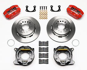Wilwood Dynapro Lug Mount P/S Park Brake Kit Red New Big Ford 2.50in Offset - 0