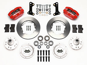 Wilwood Dynapro Dust-Boot Front Kit 11.00in Red 67-69 Camaro 64-72 Nova Chevelle