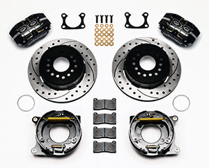 Wilwood Dynapro Dust-Boot P/S Park Brake Kit Drilled Big Ford 2.36in Offset