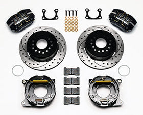 Wilwood Dynapro Dust-Boot P/S Park Brake Kit Drilled Big Ford 2.36in Offset - 0