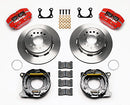 Wilwood Dynapro Dust-Boot P/S Park Brake Kit Red Big Ford 2.36in Offset-2