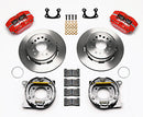Wilwood Dynapro Dust-Boot P/S Park Brake Kit Red Small Ford 2.66in Offset-2
