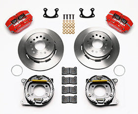 Wilwood Dynapro Dust-Boot P/S Park Brake Kit Red Small Ford 2.66in Offset - 0