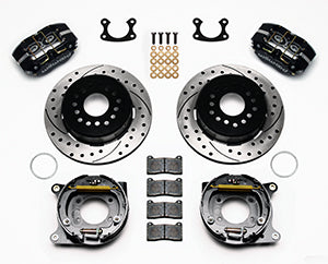 Wilwood Dynapro Dust-Boot P/S Park Brake Kit Drilled Small Ford 2.50in Offset