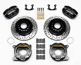 Wilwood Dynapro Dust-Boot P/S Park Brake Kit Drilled Small Ford 2.50in Offset - 0