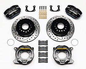 Wilwood Dynapro Dust-Boot P/S Park Brake Kit Drilled New Big Ford 2.50in Offset - 0
