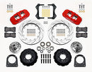 WILWOOD Aero6 Front Hub Kit,114.00" Drill-Zinc,Red TCI-IFS,71-78 (Pinto Based)-2